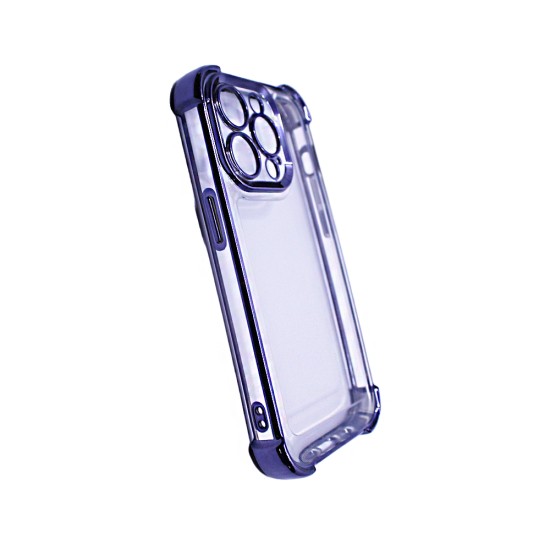 Hard Silicone Case with Camera Lens Q Series for Apple iPhone 14 Pro Purple Hard Silicone Case with Camera Lens Q Series for Apple iPhone 14 Pro Purple